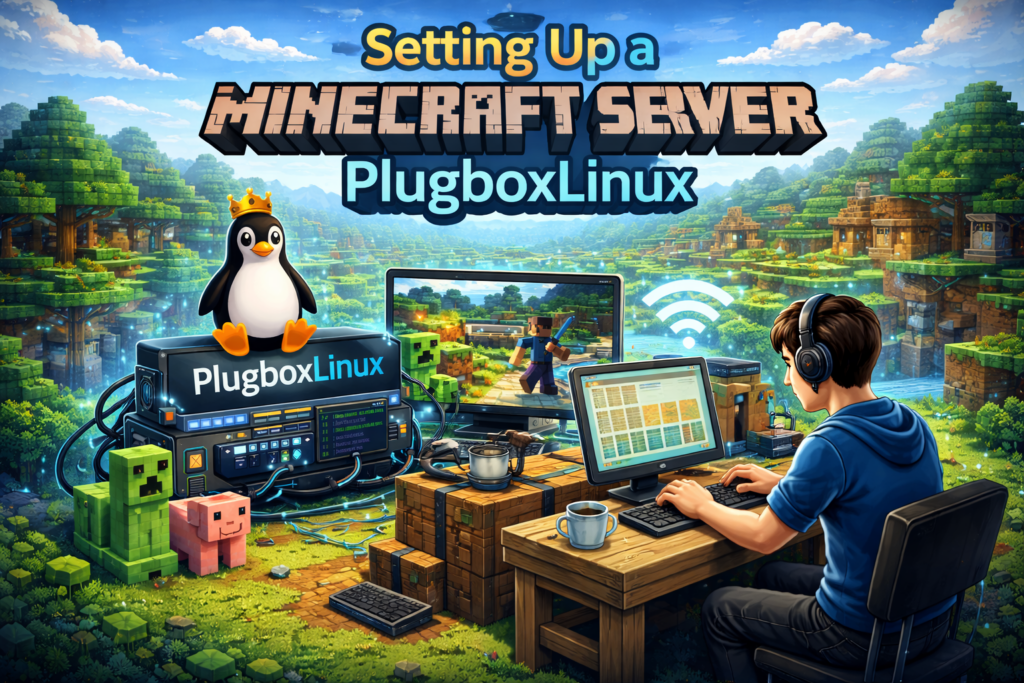 Setting Up a Minecraft Server on PlugboxLinux